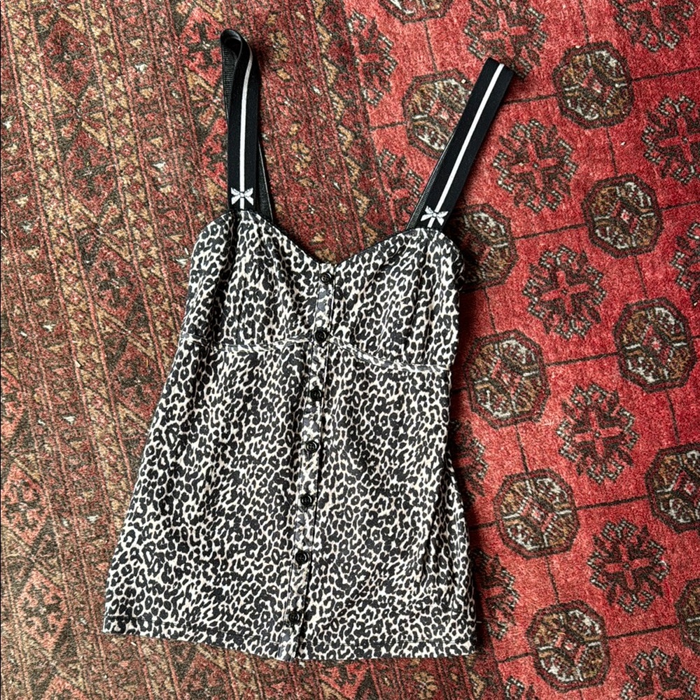 Marc Cain Leopard Print Women's Tank